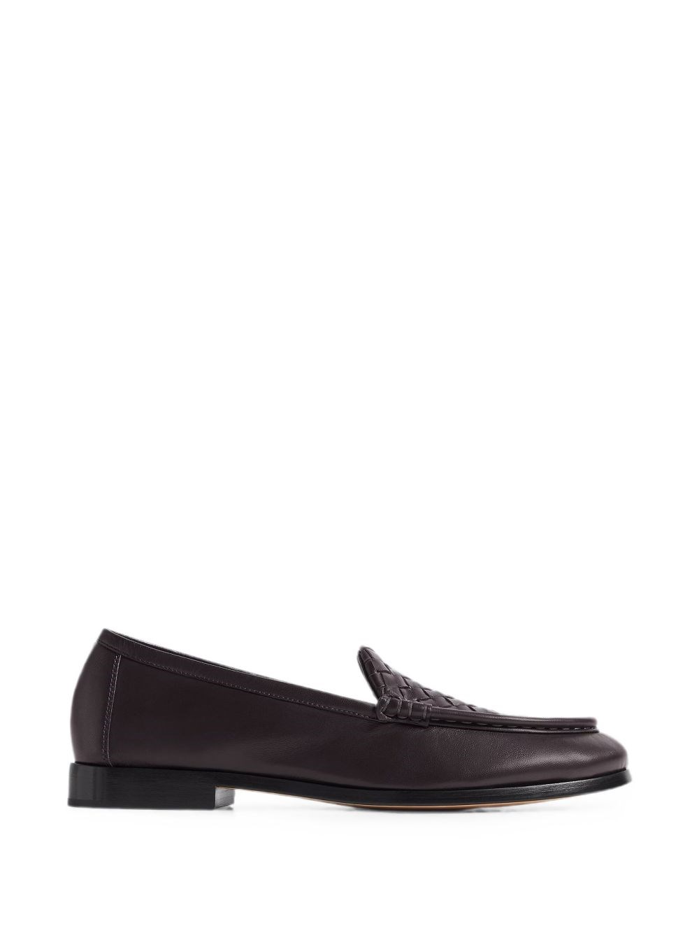 Bottega Veneta Silenzio Leather Loafers