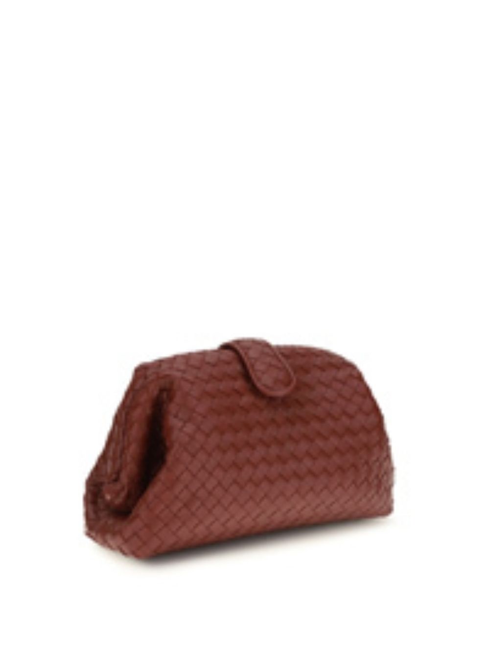 Kleine Lauren 1980 Clutch aus Lammleder in Lava Red