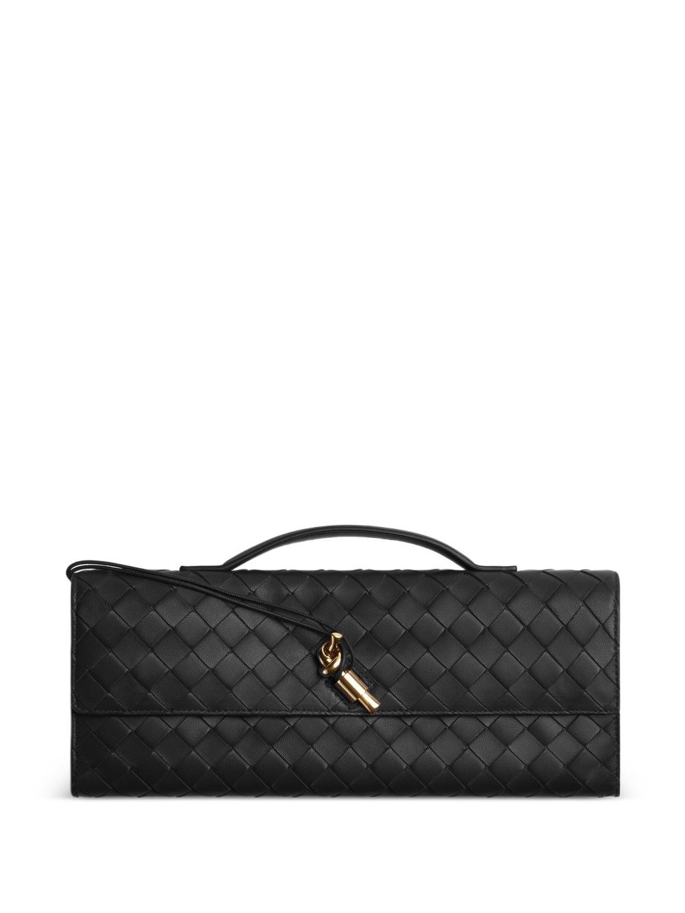 Bottega Veneta Andiamo Leather Clutch