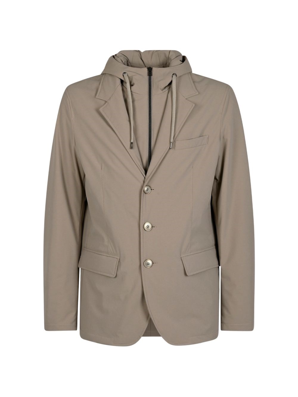 Herno , Light Jackets, Male, Beige, Xl, Resort Blazer - Image 2