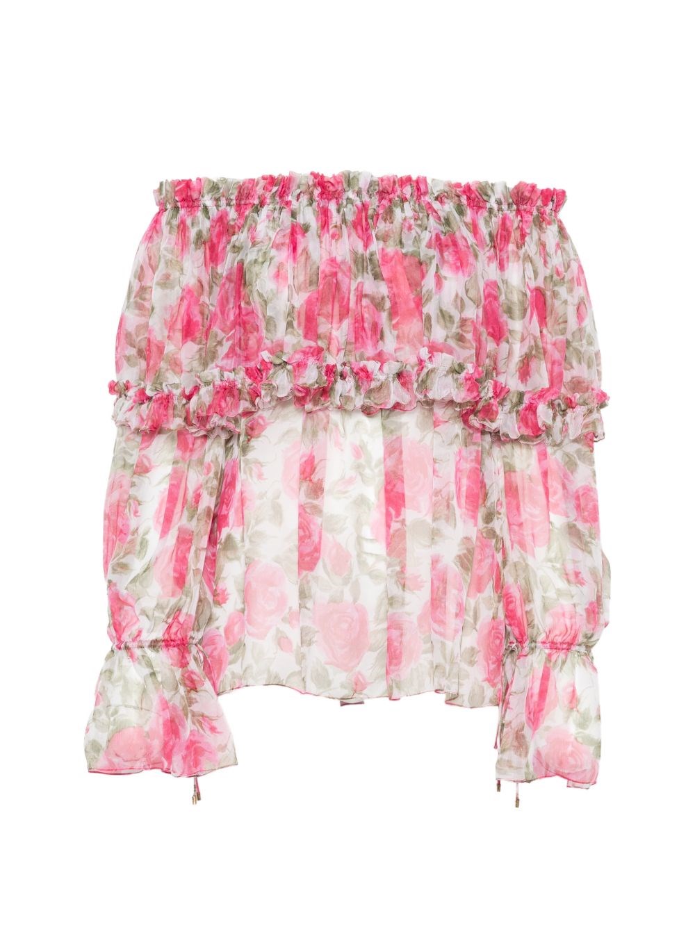 Chloé Printed Silk Top