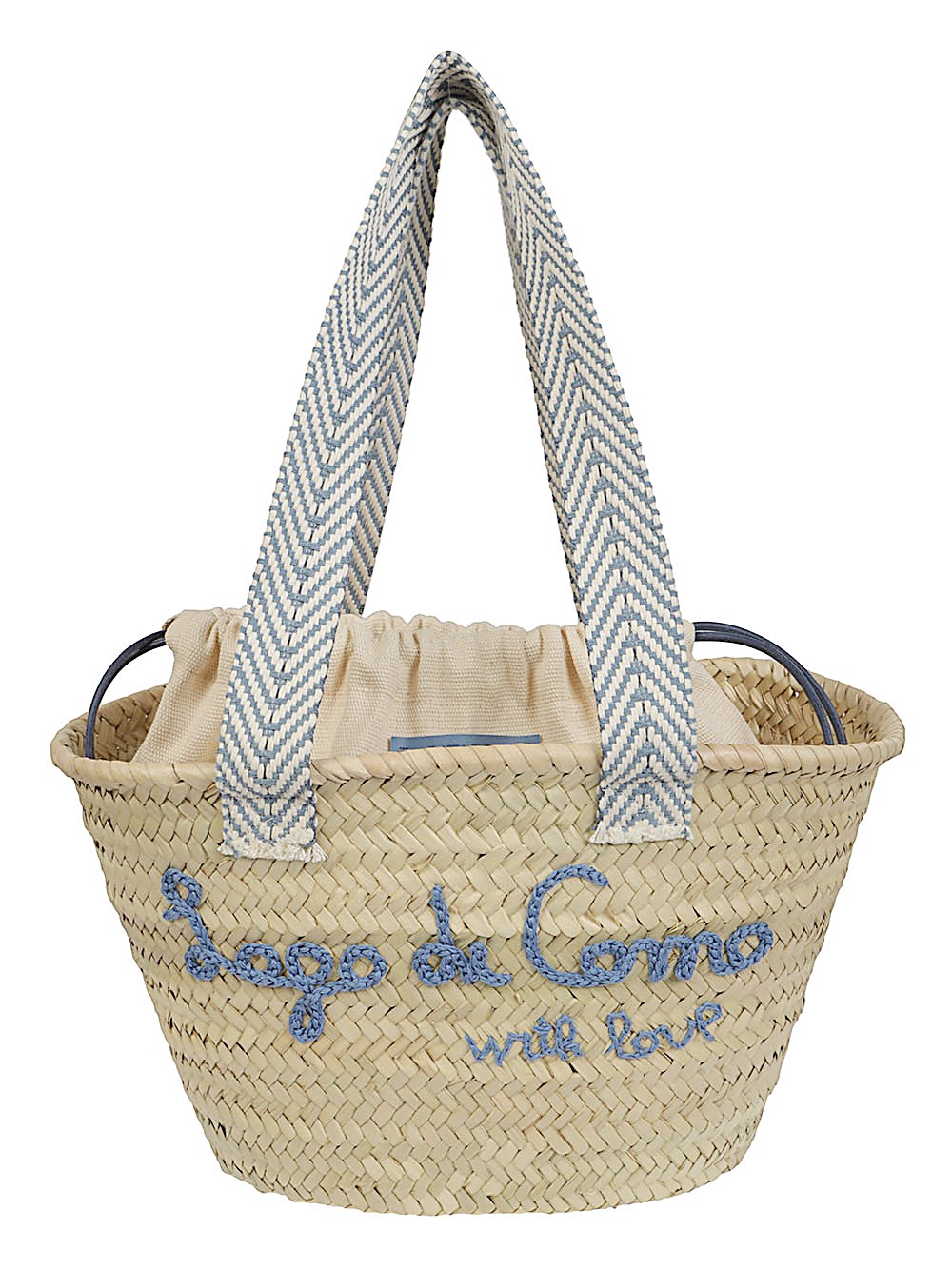 Lago Di Como With Love Rafia Tote