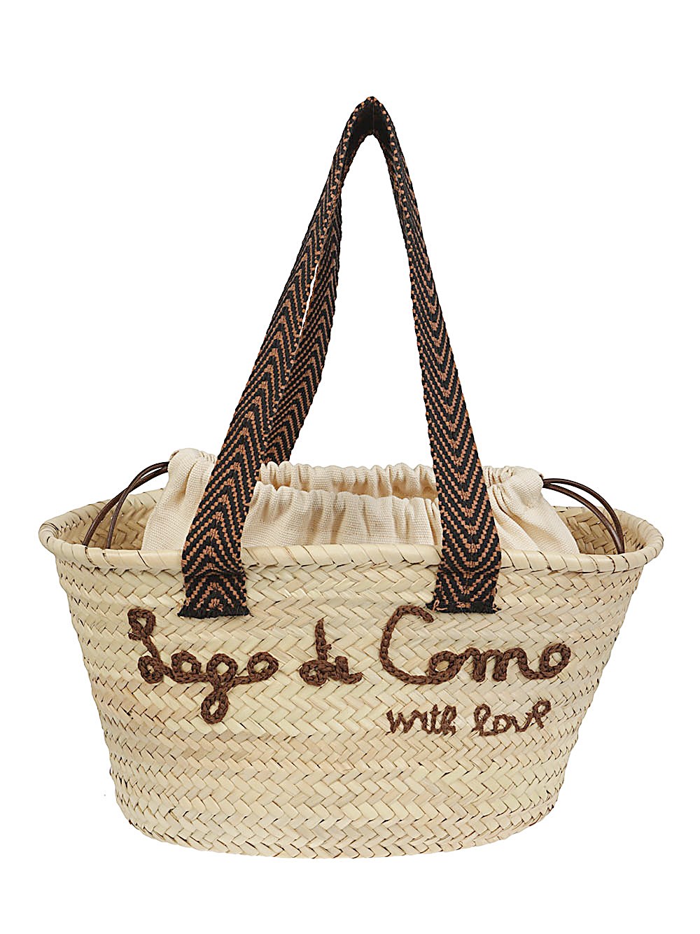 Lago Di Como With Love Rafia Tote