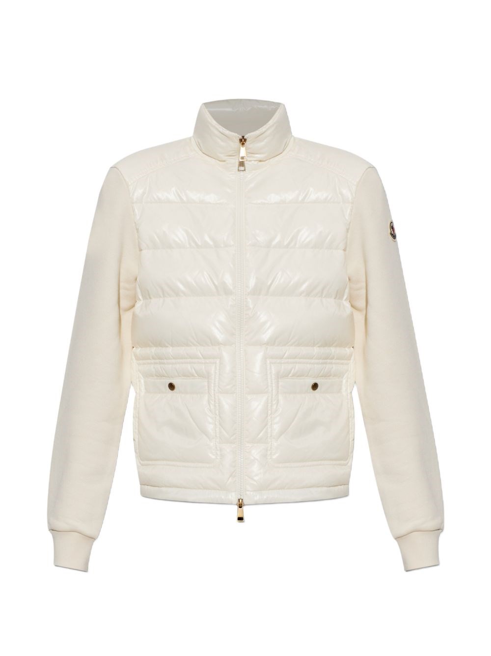 Moncler Wool And Nylon Padded Cardigan