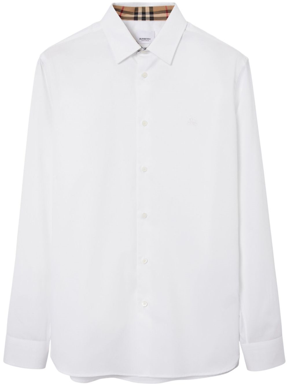 Burberry Stretch Cotton Shirt — White