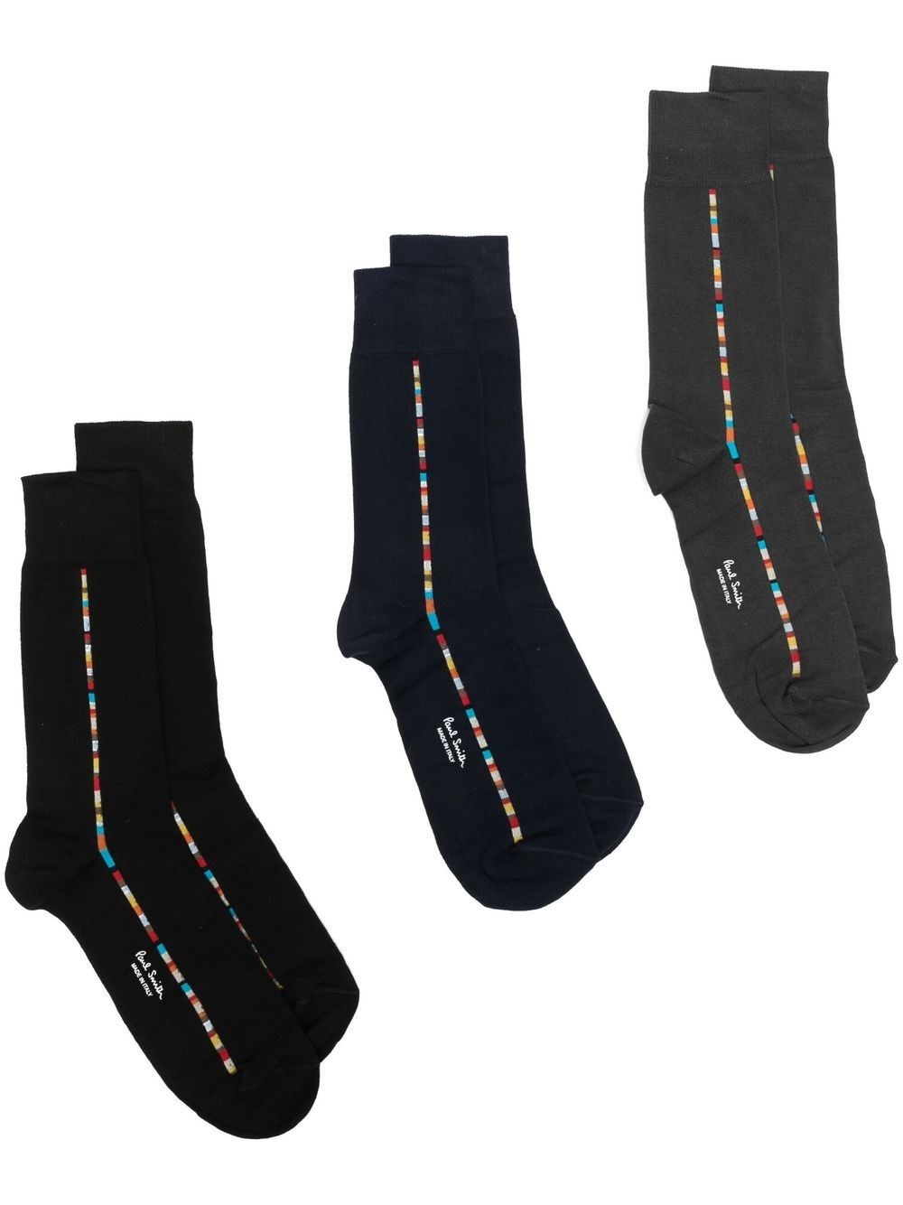 Paul Smith Central 'Signature Stripe' Socks Three Pack
