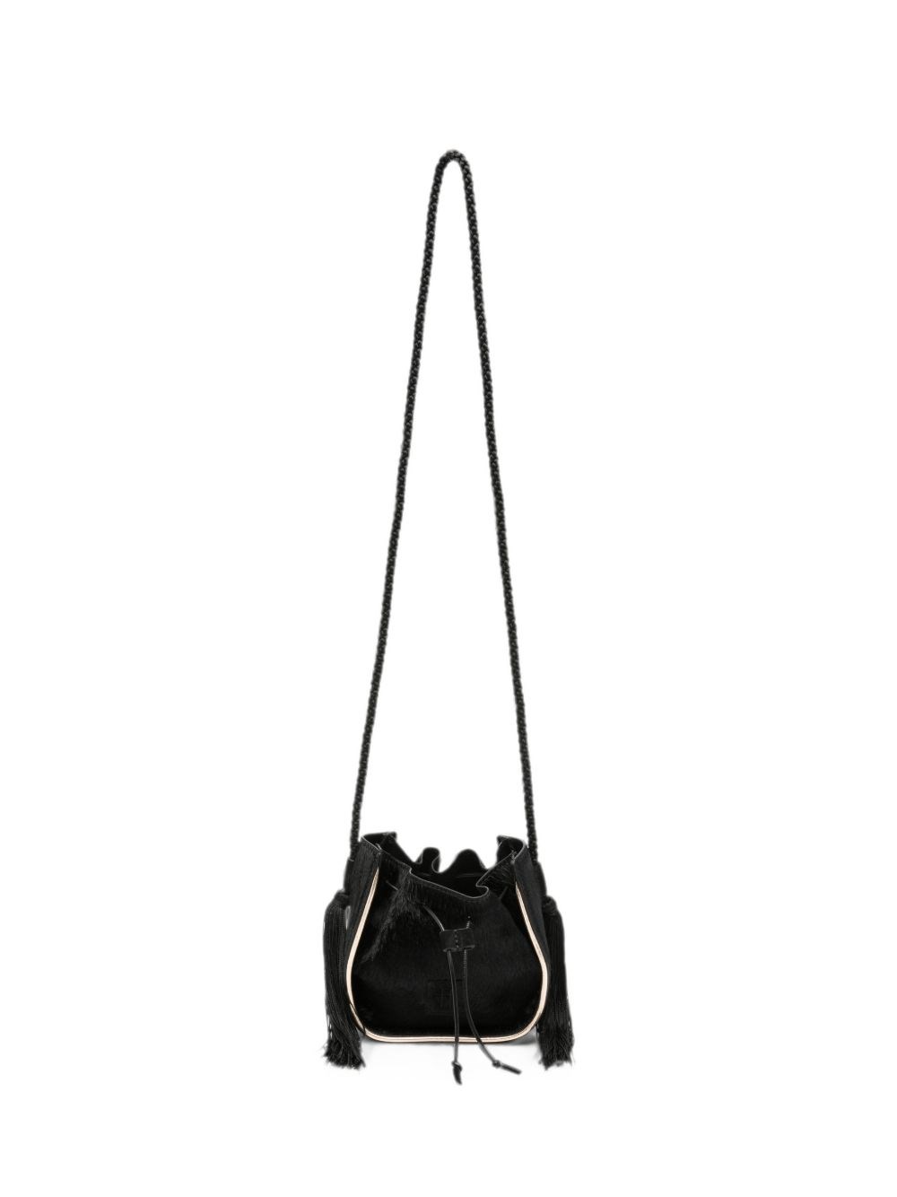 Forte Forte My Pepita Leather Bucket Bag