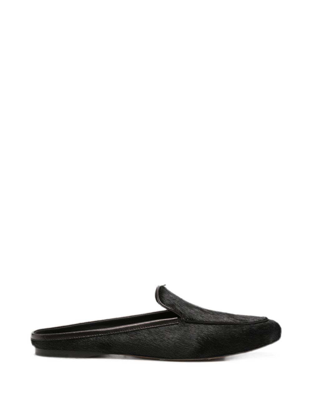 Forte Forte Ponyskin Flat — Black
