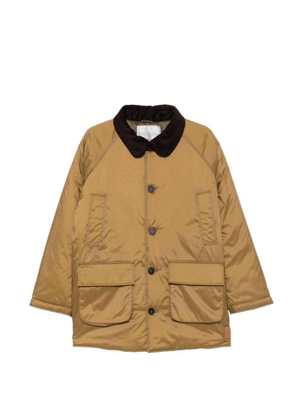 Nylon Midi Parka Coat