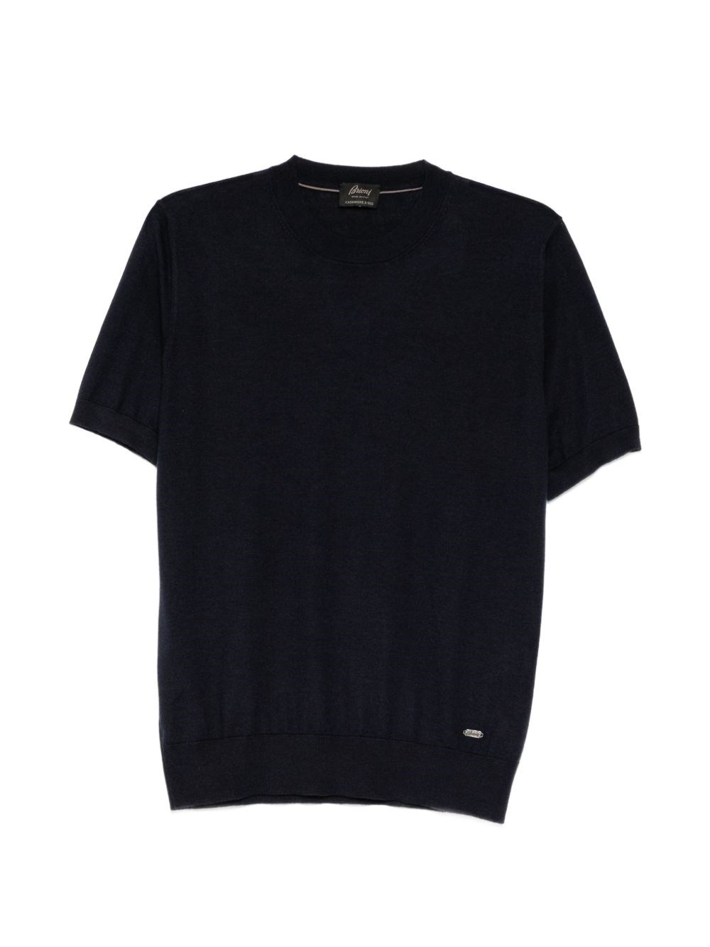 BRIONI T-Shirt In Misto Cashmere E Seta