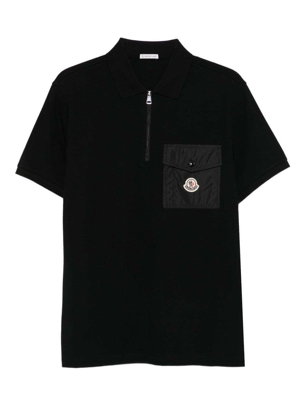 Moncler Logo Cotton Polo Shirt