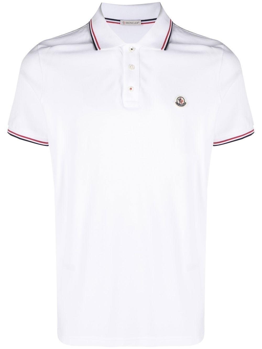 Moncler Logo Cotton Polo Shirt