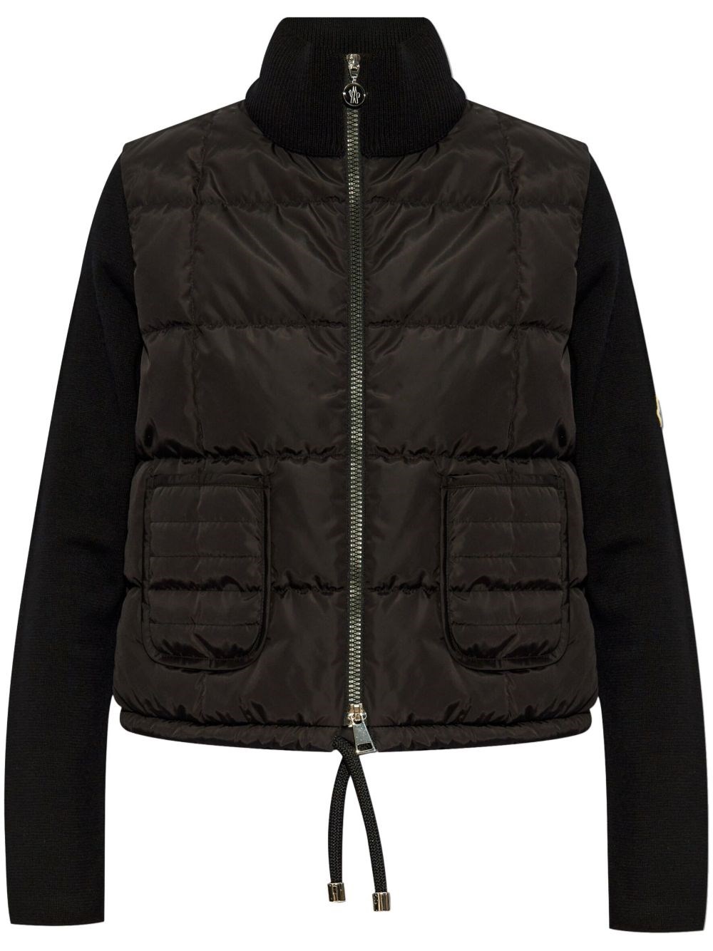 Moncler Wool And Nylon Padded Cardigan