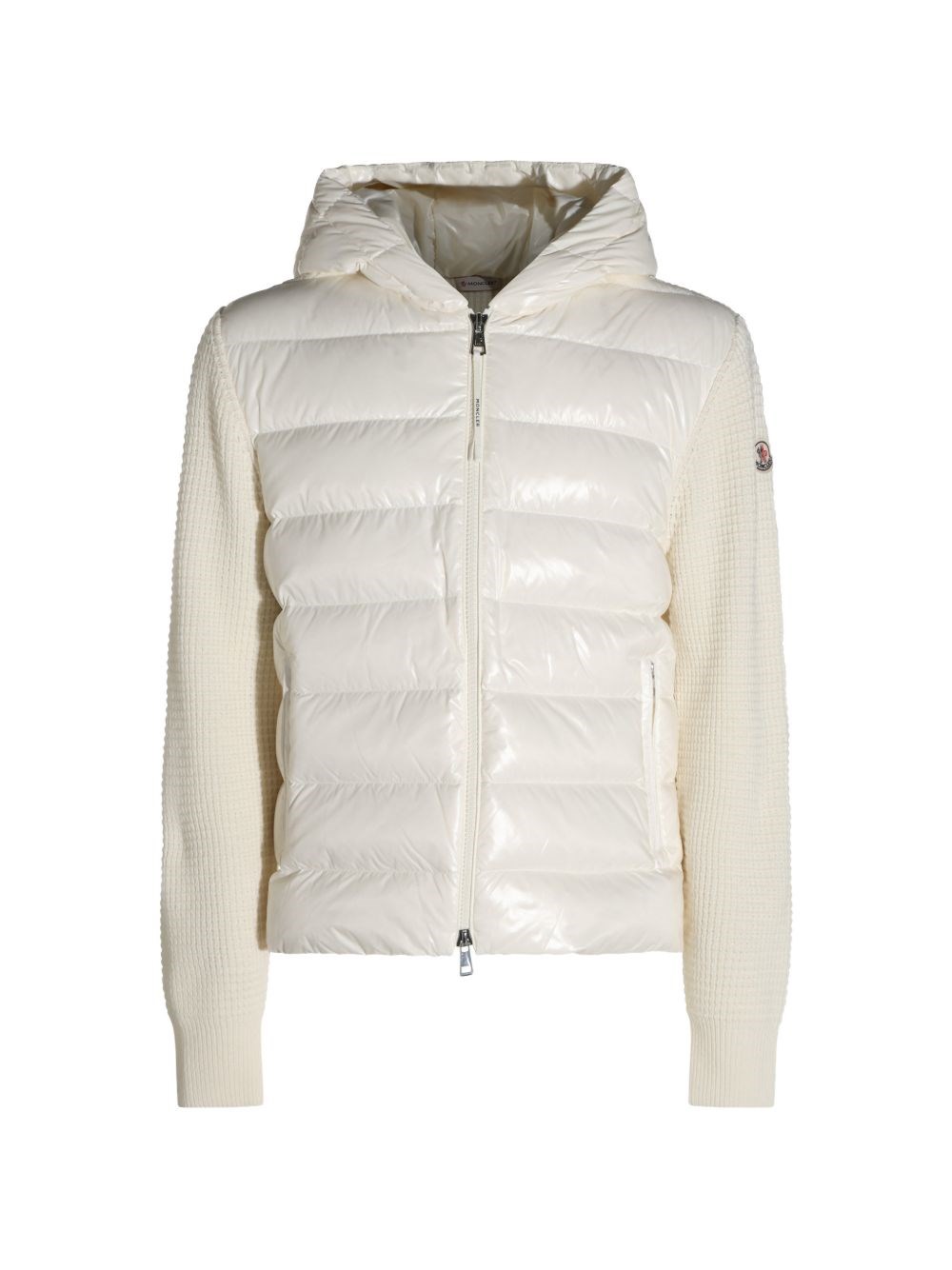 Moncler Wool And Nylon Padded Cardigan