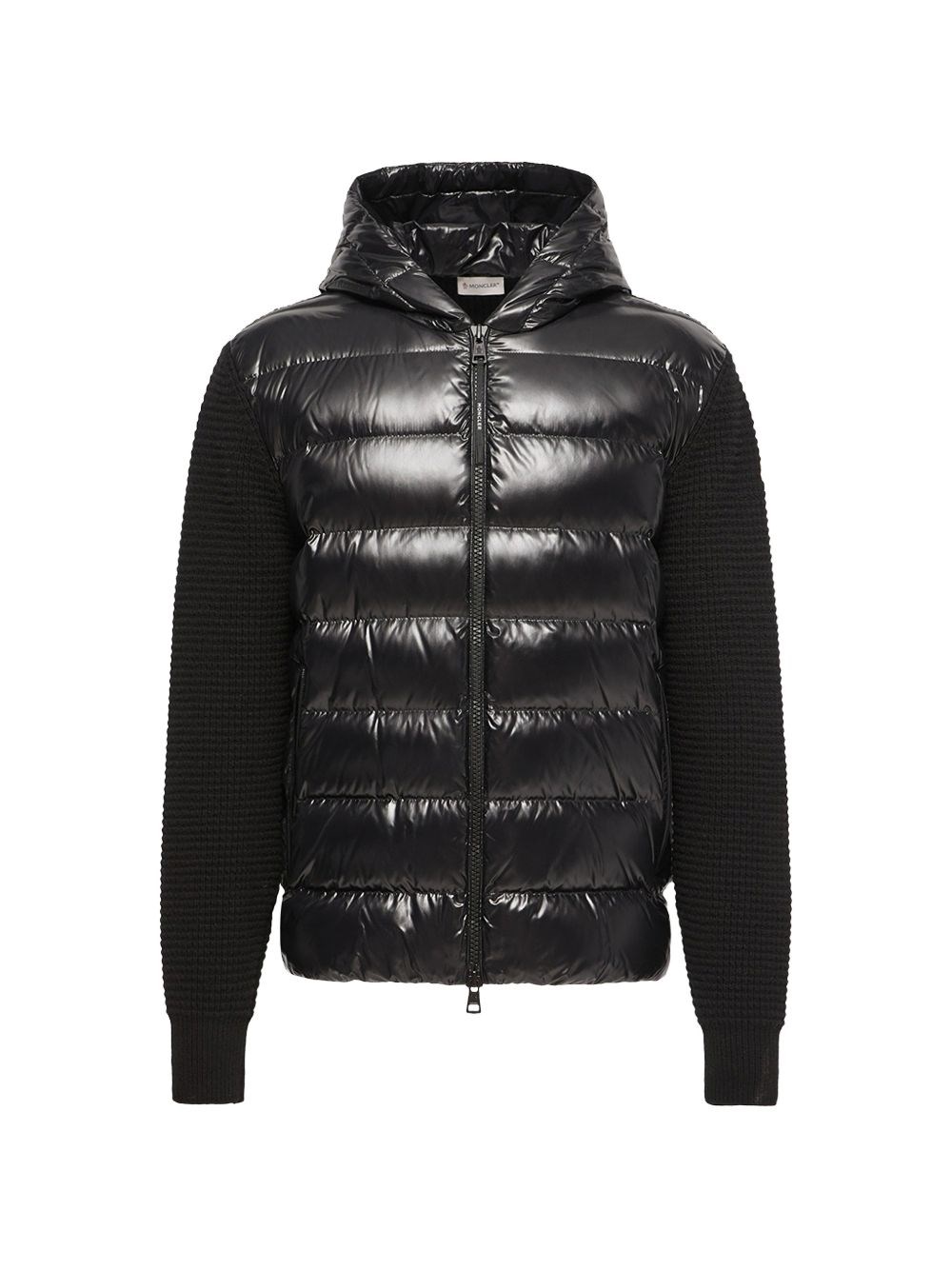 Moncler Wool And Nylon Padded Cardigan