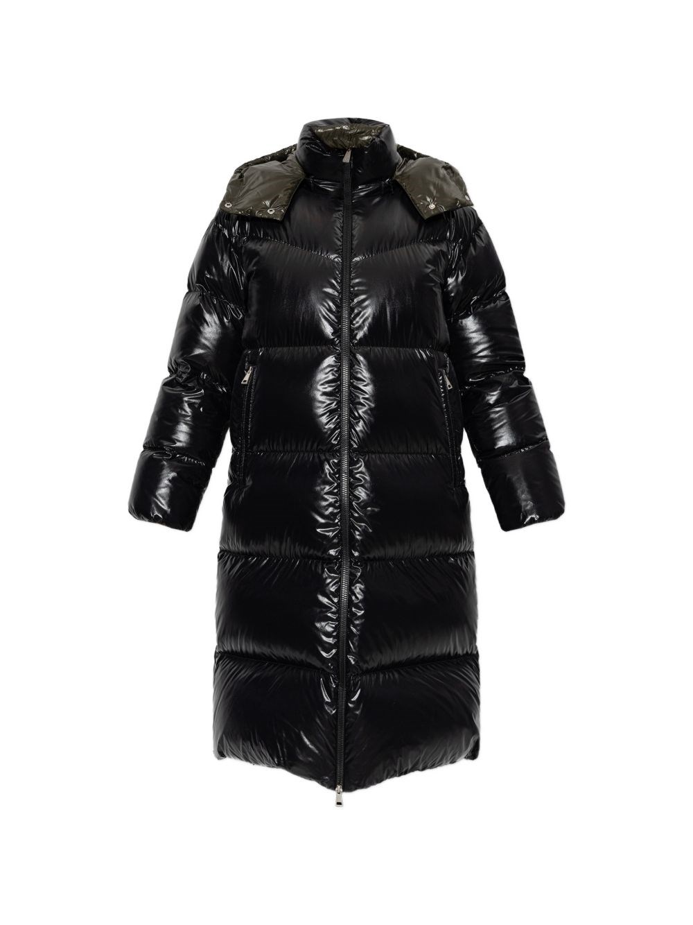 Moncler Harfang Hooded Long Down Coat für Women in Black in Size: 0 - Bild 6