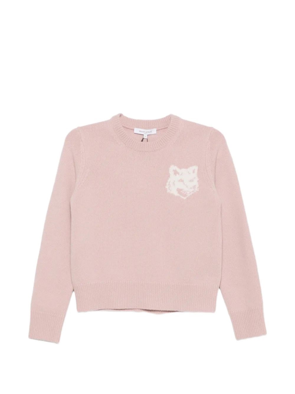 MAISON KITSUNE' Fox Head Wool Crewneck Jumper