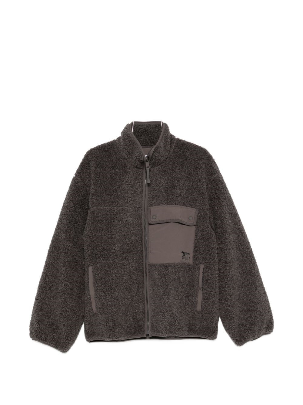 MAISON KITSUNE' Fleece Blouson Jacket By Maison Kitsune' MAISON KITSUNE' Fleece Blouson Jacket By Maison Kitsune'