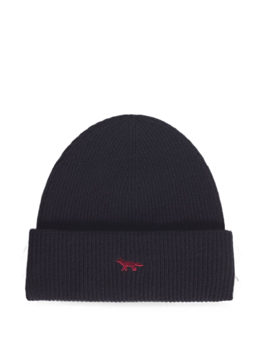 Maison Kitsuné Embroidered Fox Beanie
