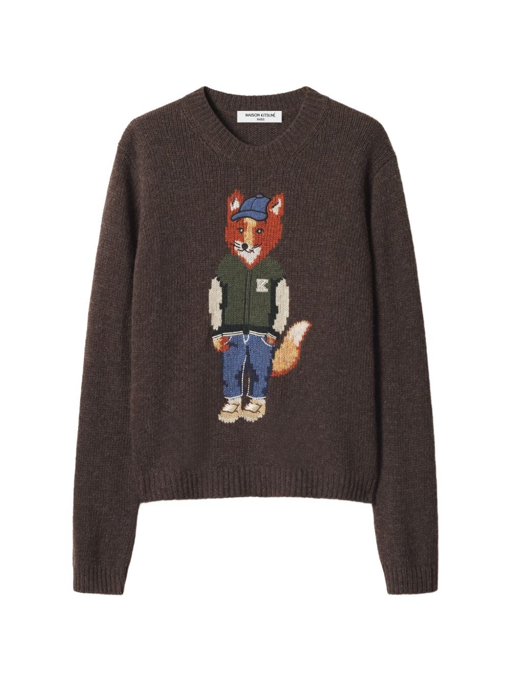 Maison Kitsune’ Dressed Fox Wool Jumper