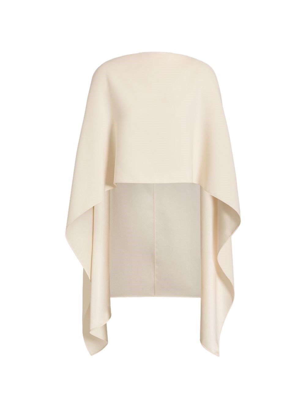 Alberta Ferretti Cape Scarf In White