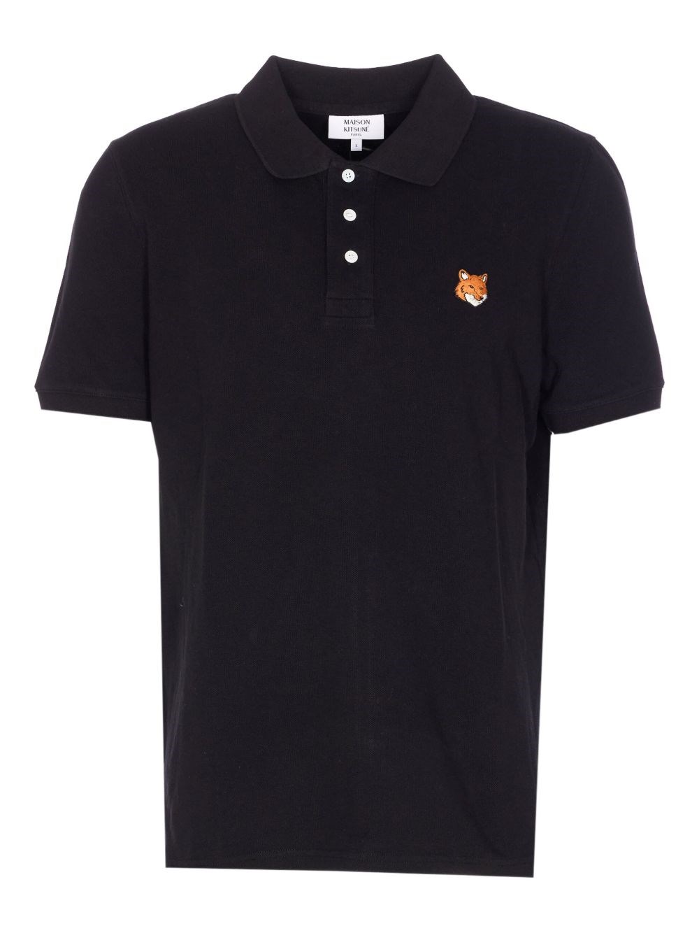 MAISON KITSUNE' Fox Head Cotton Polo Shirt