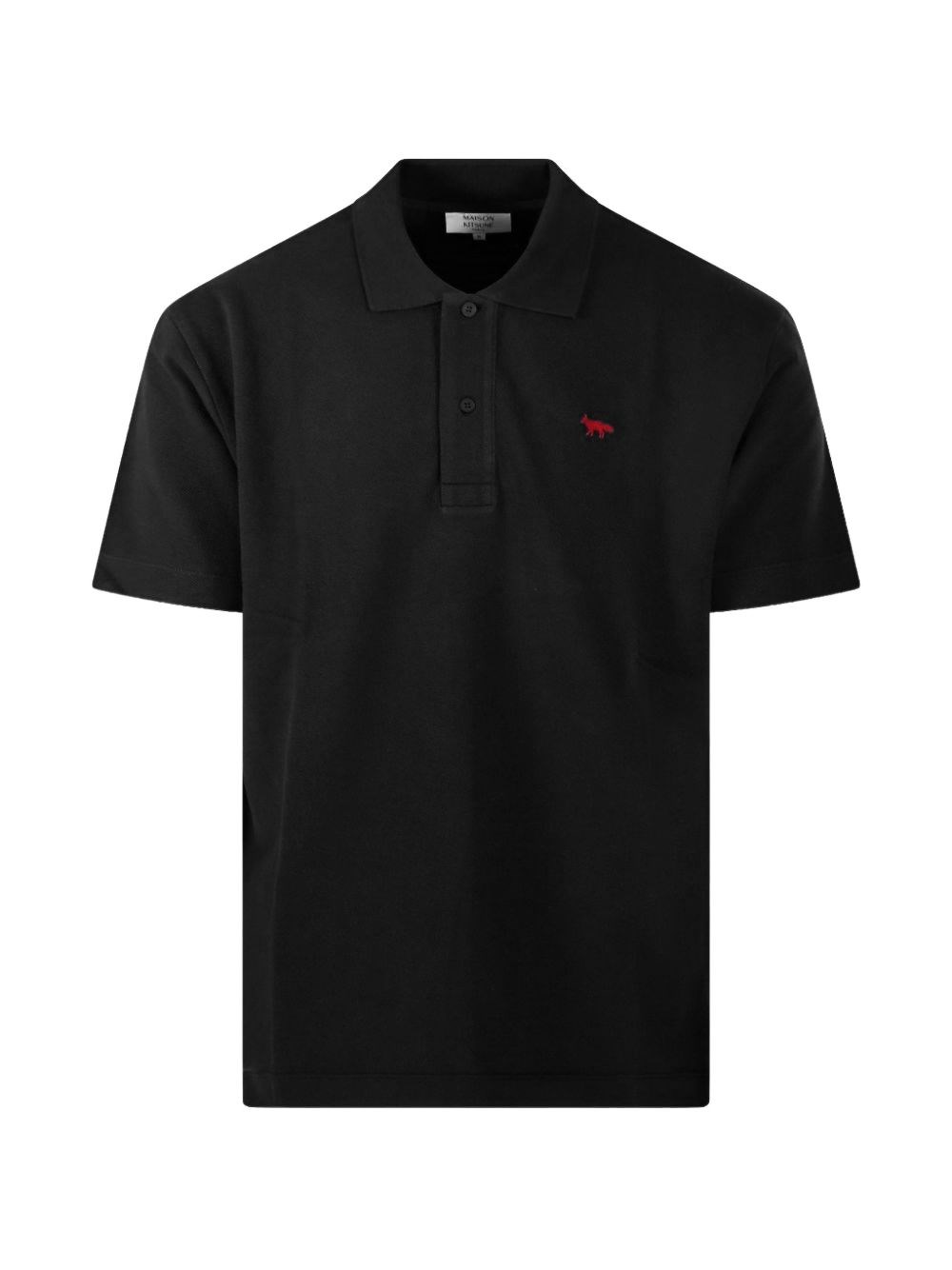 MAISON KITSUNE' Profile Fox Cotton Polo Shirt
