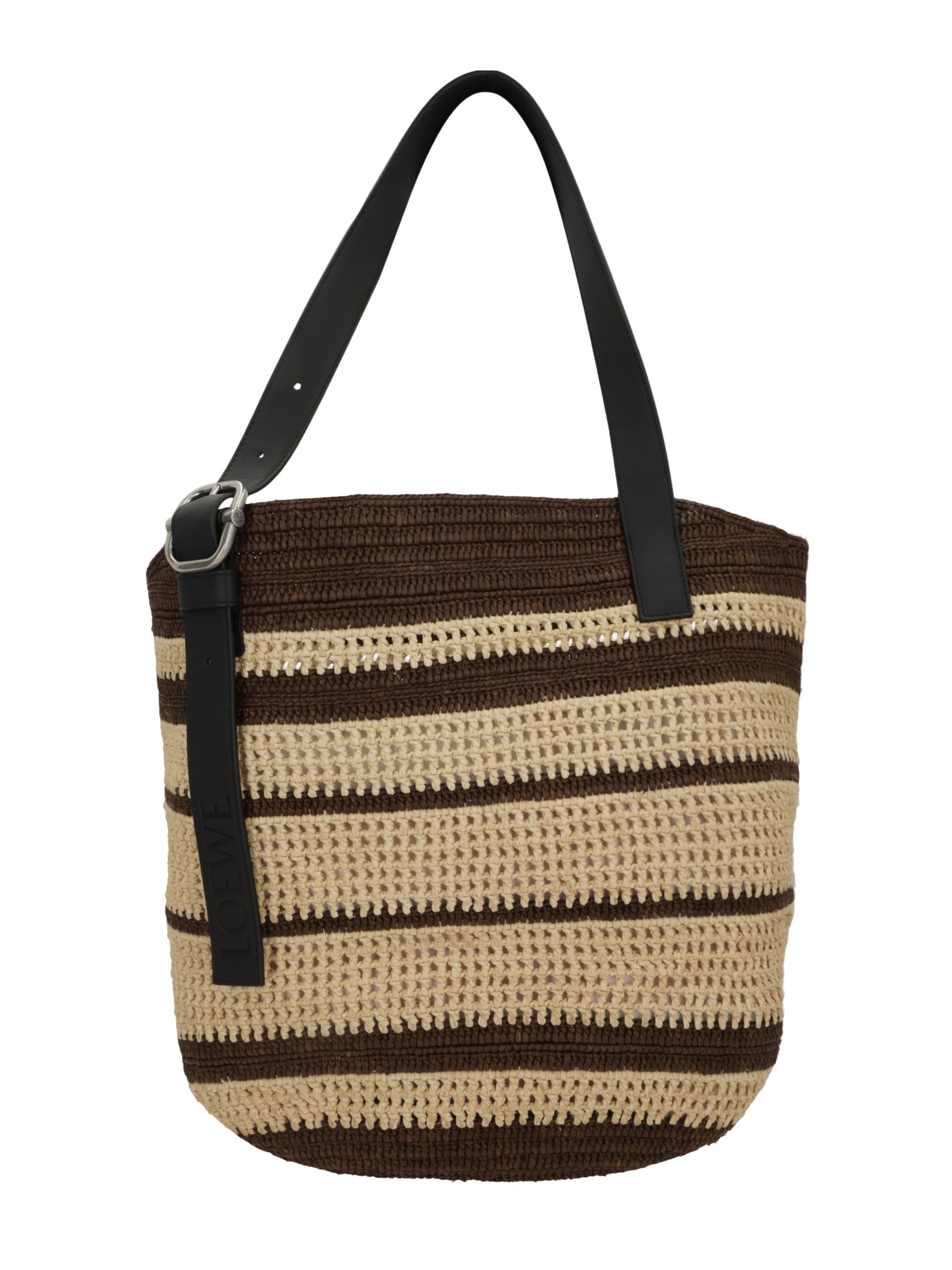 LOEWE PAULA'S IBIZA Loop Rafia Basket Bag