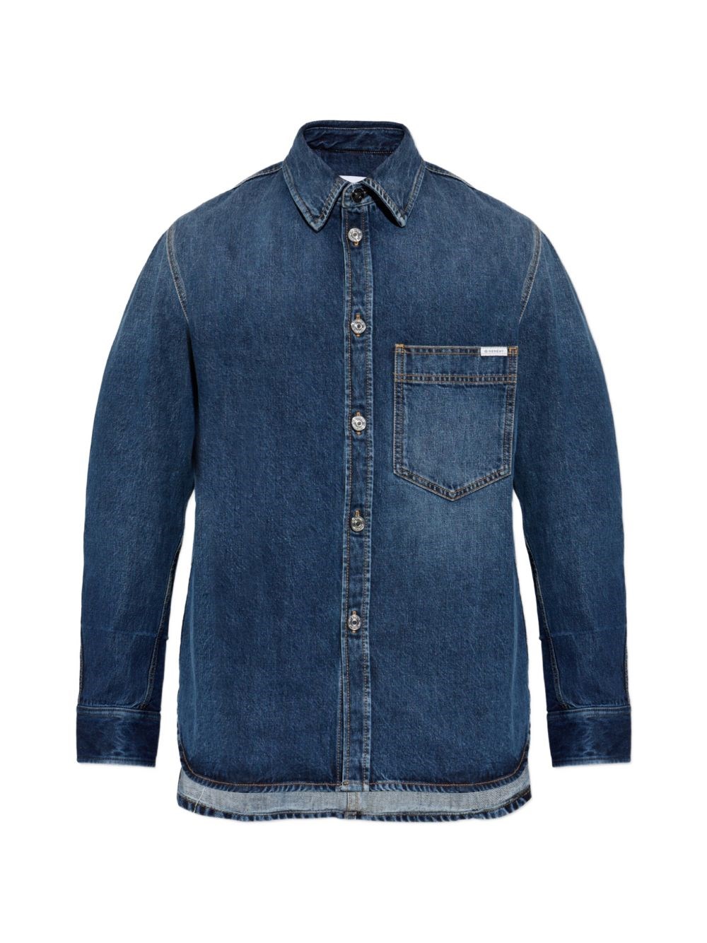 Givenchy Camicia In Denim Di Cotone