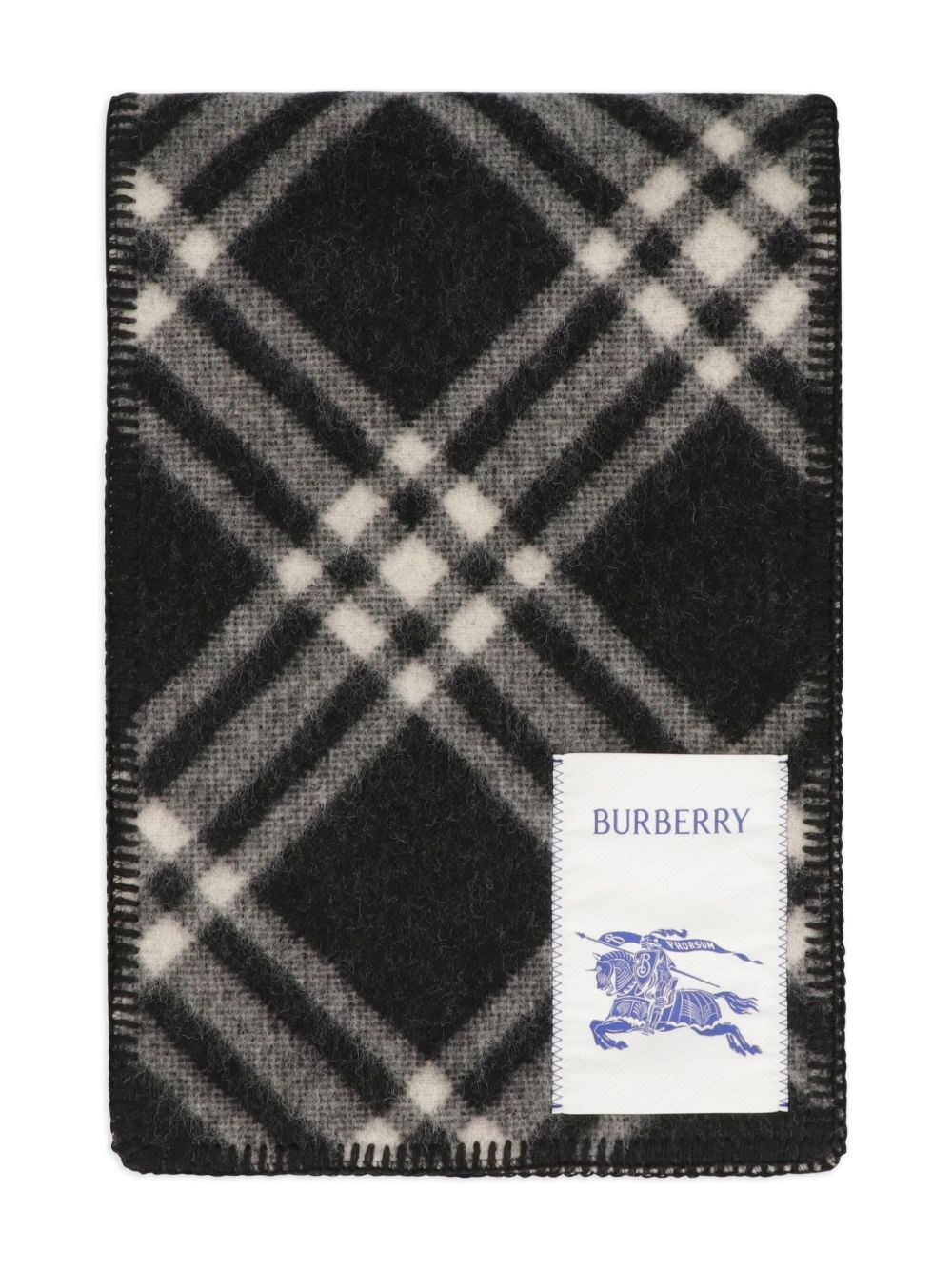 Burberry Check Wool Scarf