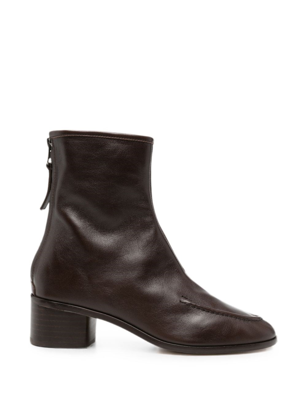 Hereu Juliol Leather Ankle Boots In Brown