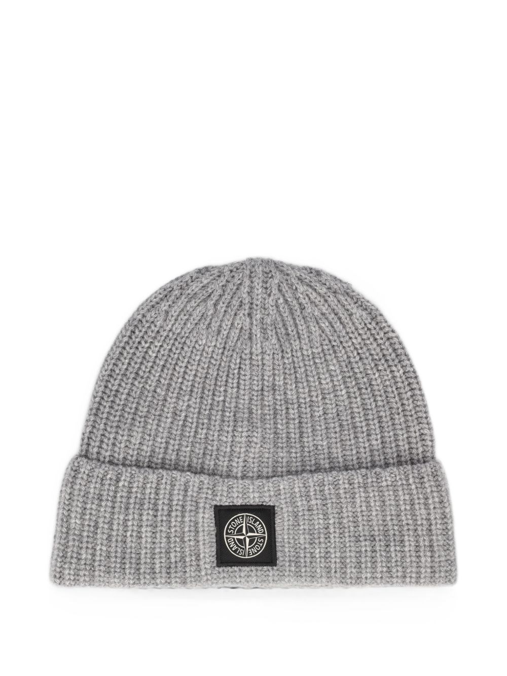 Stone Island Logo Wool Beanie