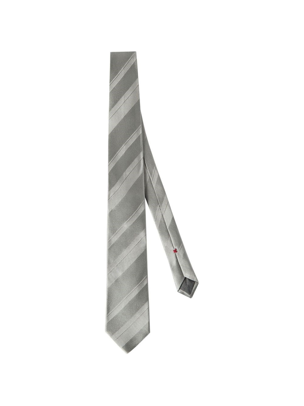 Brunello Cucinelli Striped Silk Tie