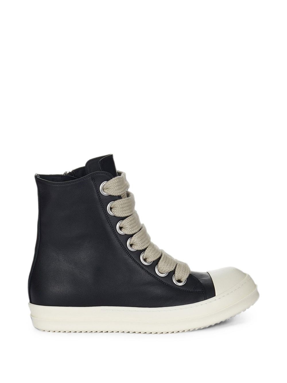 Rick Owens Jumbolace Leather Sneakers