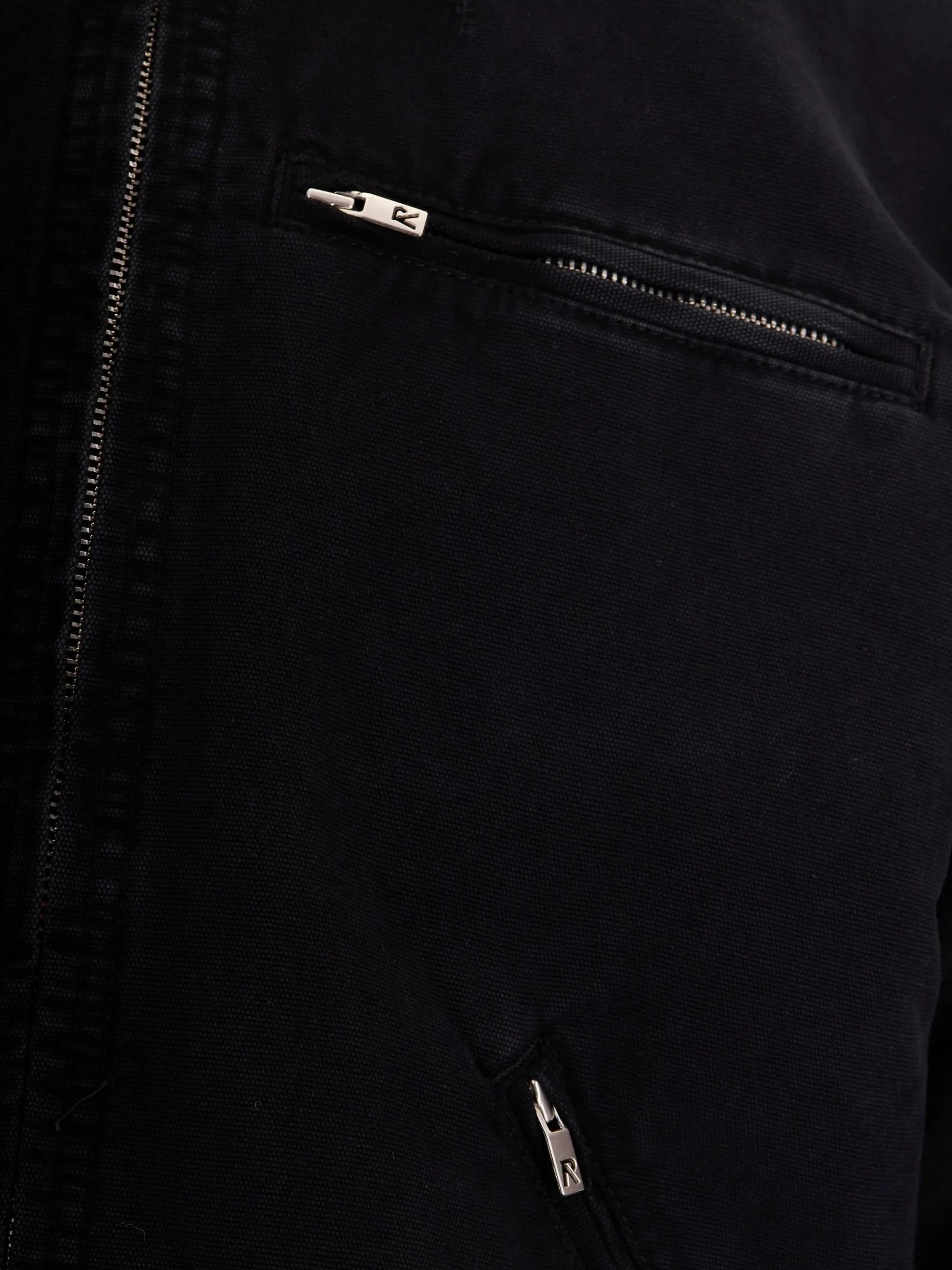 Represent Corduroy-Collar Frayed-Edges Jacket