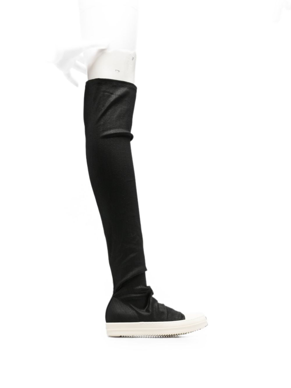 Rick Owens Drkshdw Over-The-Knee Denim Boots