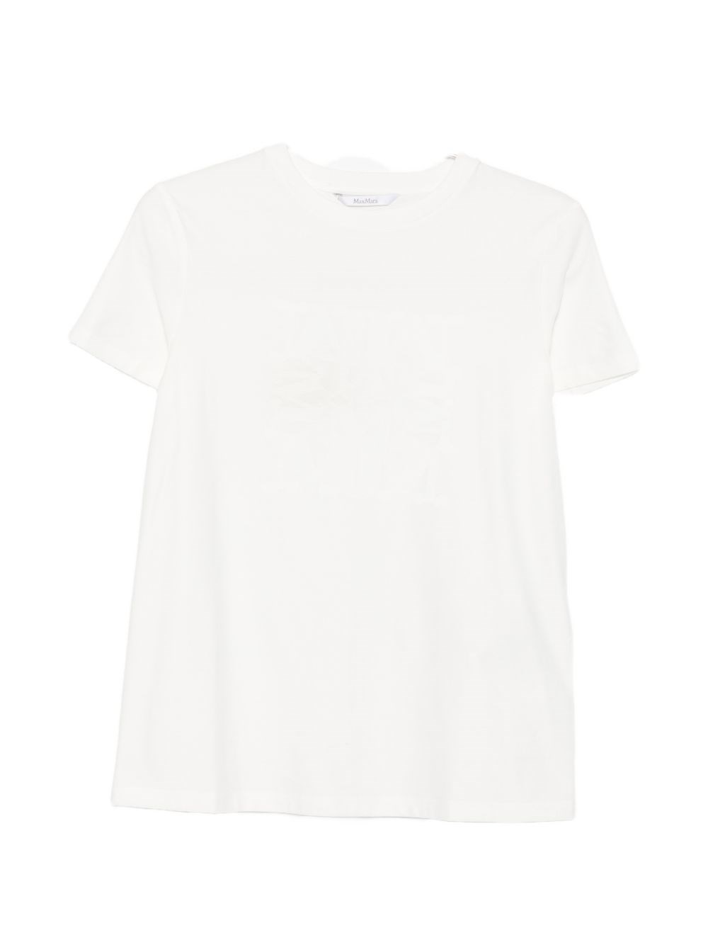 Max Mara T-Shirt In Cotone Con Logo