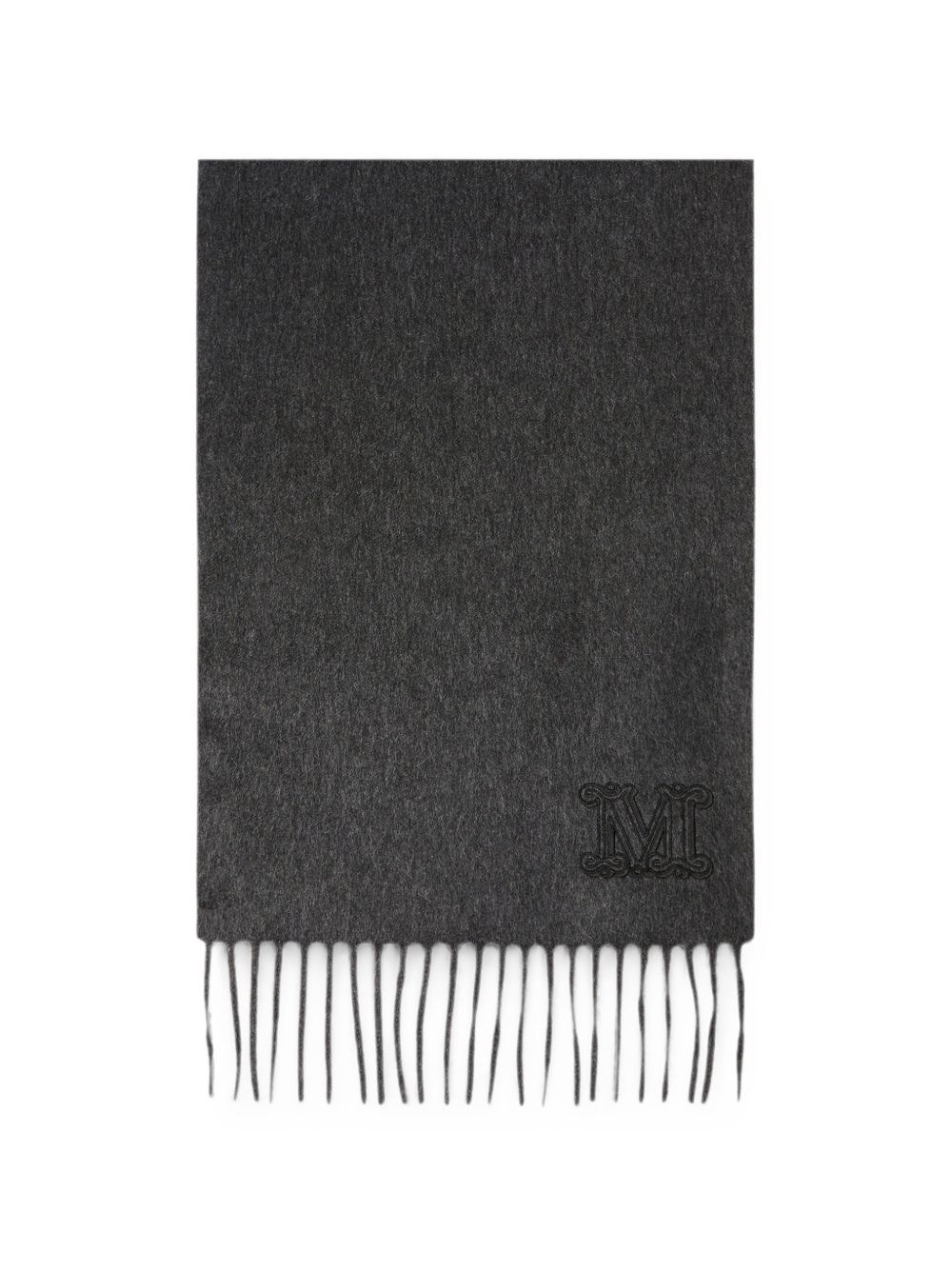 Max Mara Cashmere Stole With Monogram Embroidery