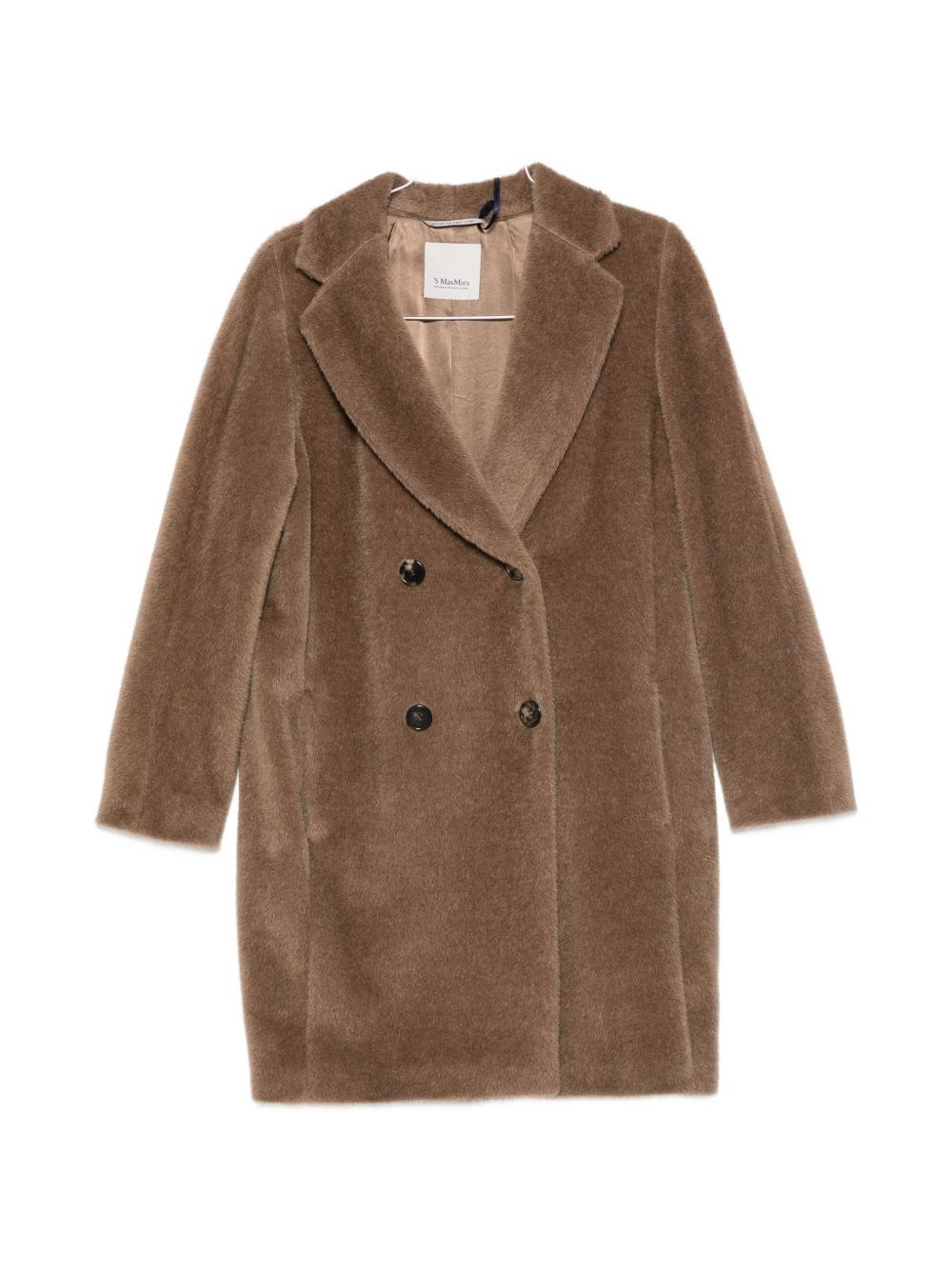 S Max Mara Wool Double-Breasted Coat