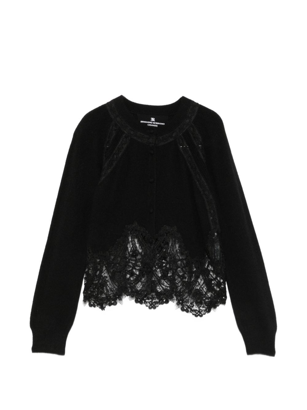 Ermanno Scervino Cashmere Lace Cardigan
