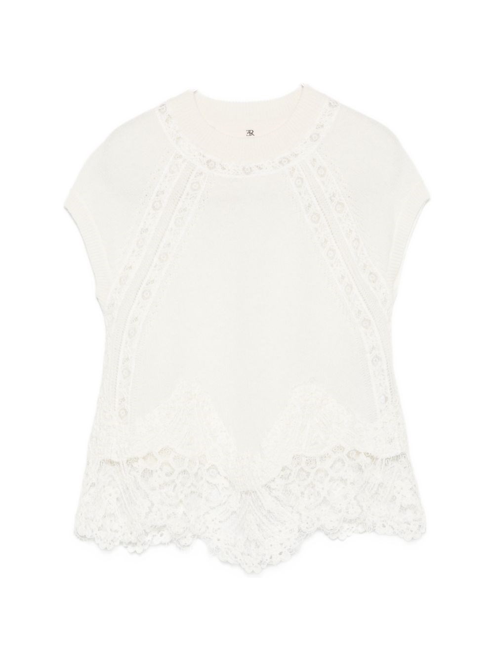 Ermanno Scervino Cashmere Lace Top Ermanno Scervino Cashmere Lace Top