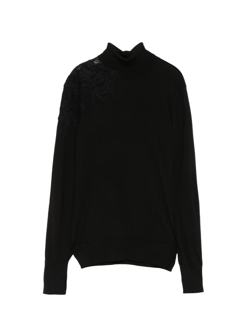 Ermanno Scervino Wool Turtle-Neck Sweater Ermanno Scervino Wool Turtle-Neck Sweater