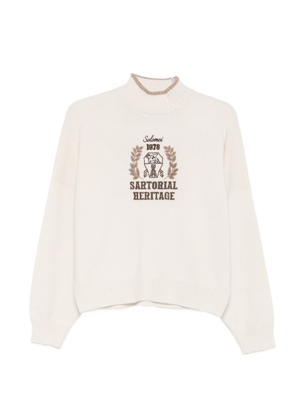 Brunello Cucinelli Cashmere Trurtle-neck Sweater In White