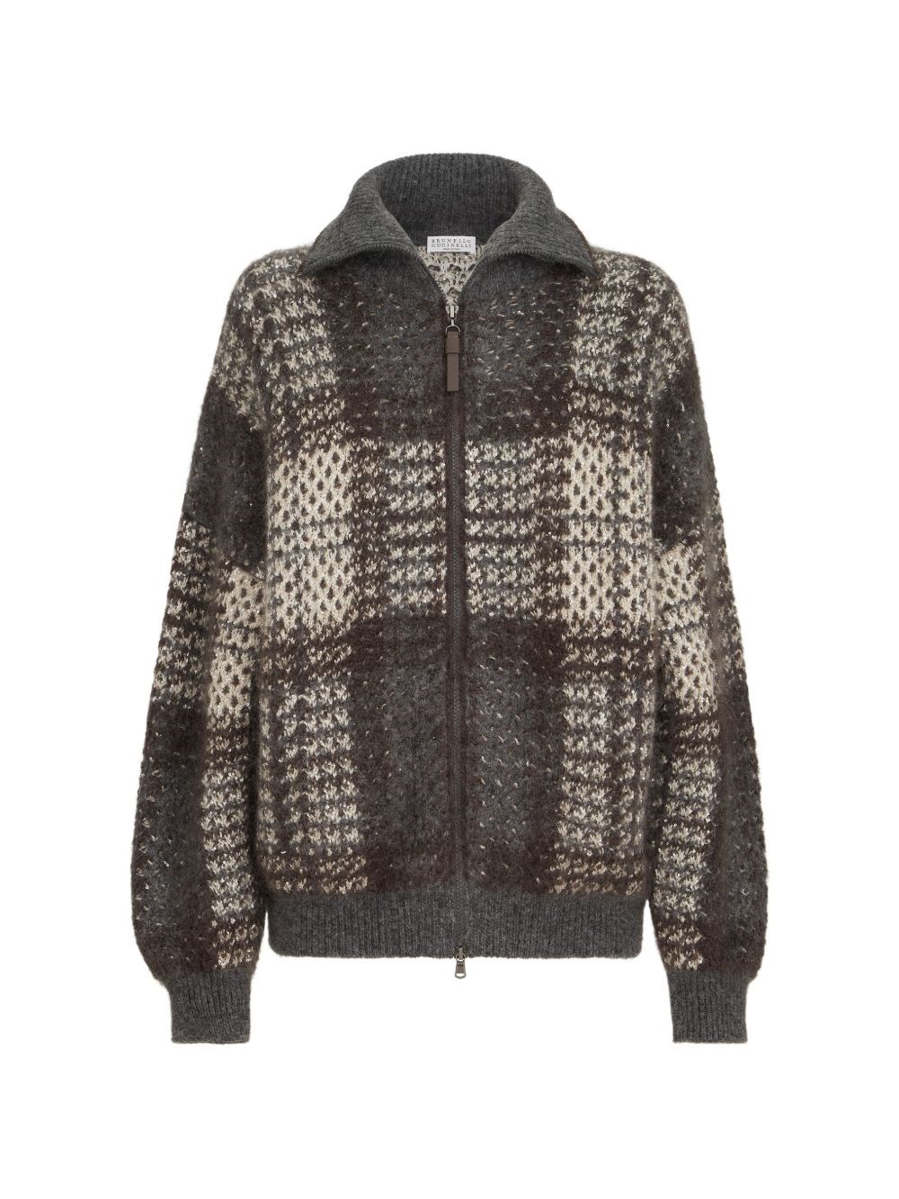 Brunello Cucinelli Wool Zipped Cardigan