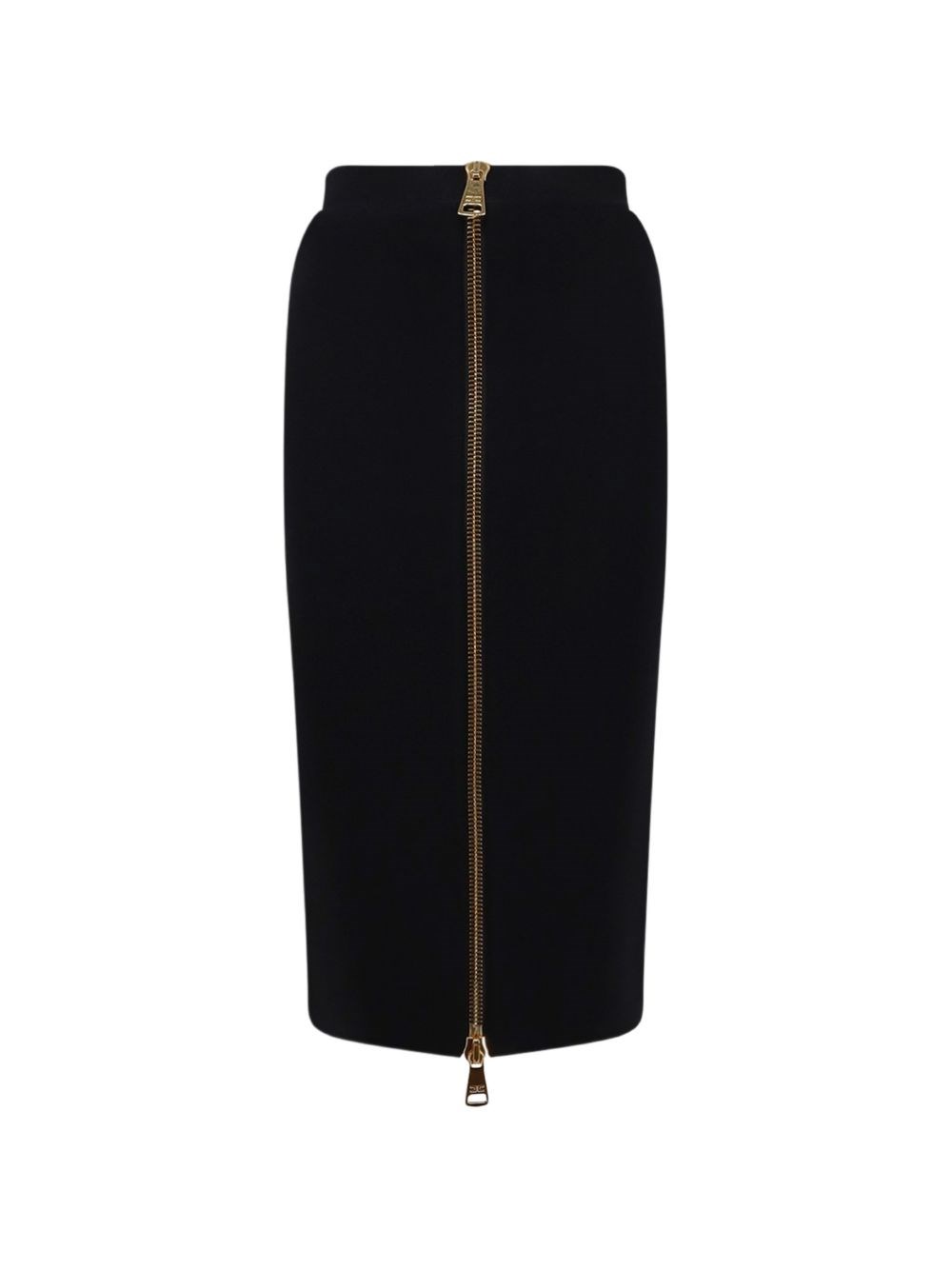 Elisabetta Franchi Zipped Midi Skirt