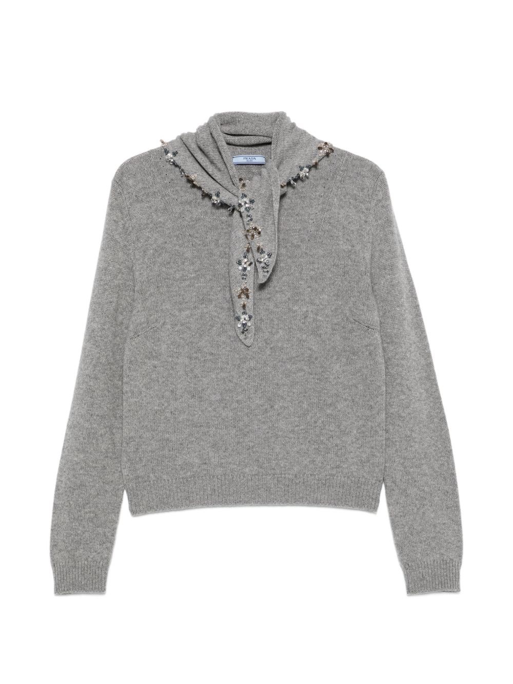 Prada Cashmere Crewneck Sweater