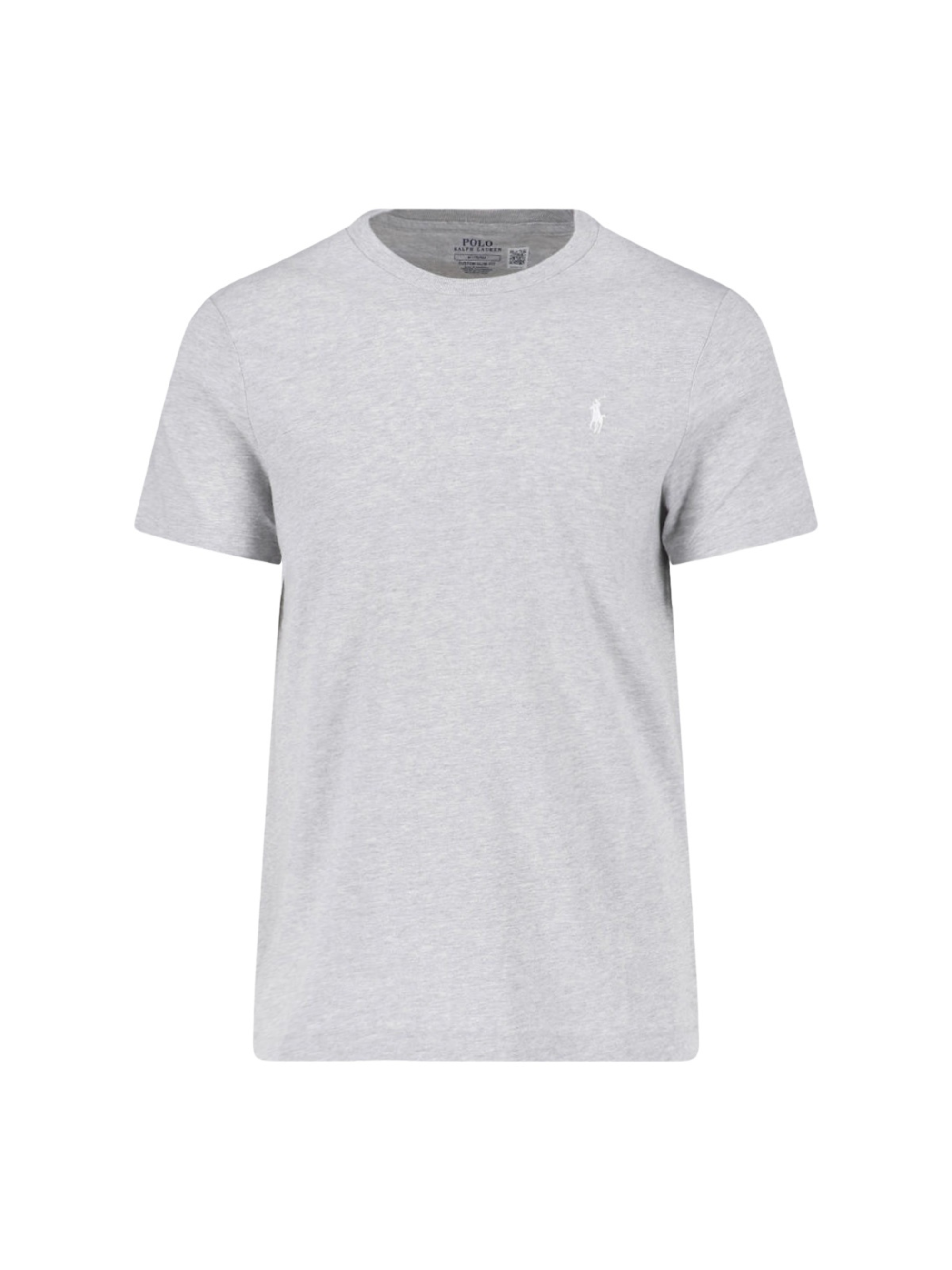 POLO RALPH LAUREN T-Shirt Con Logo Ricamato A Collo Giro
