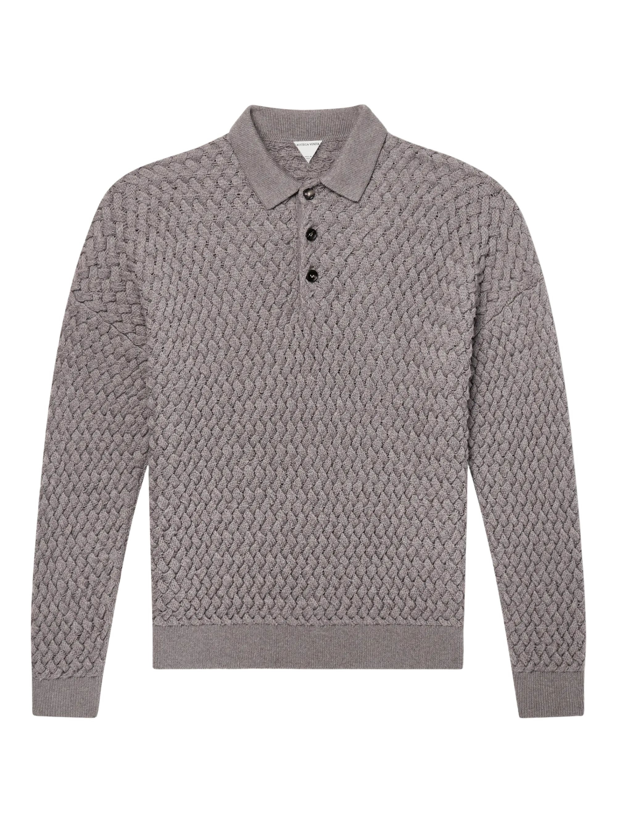 Bottega Veneta Wool Polo Shirt