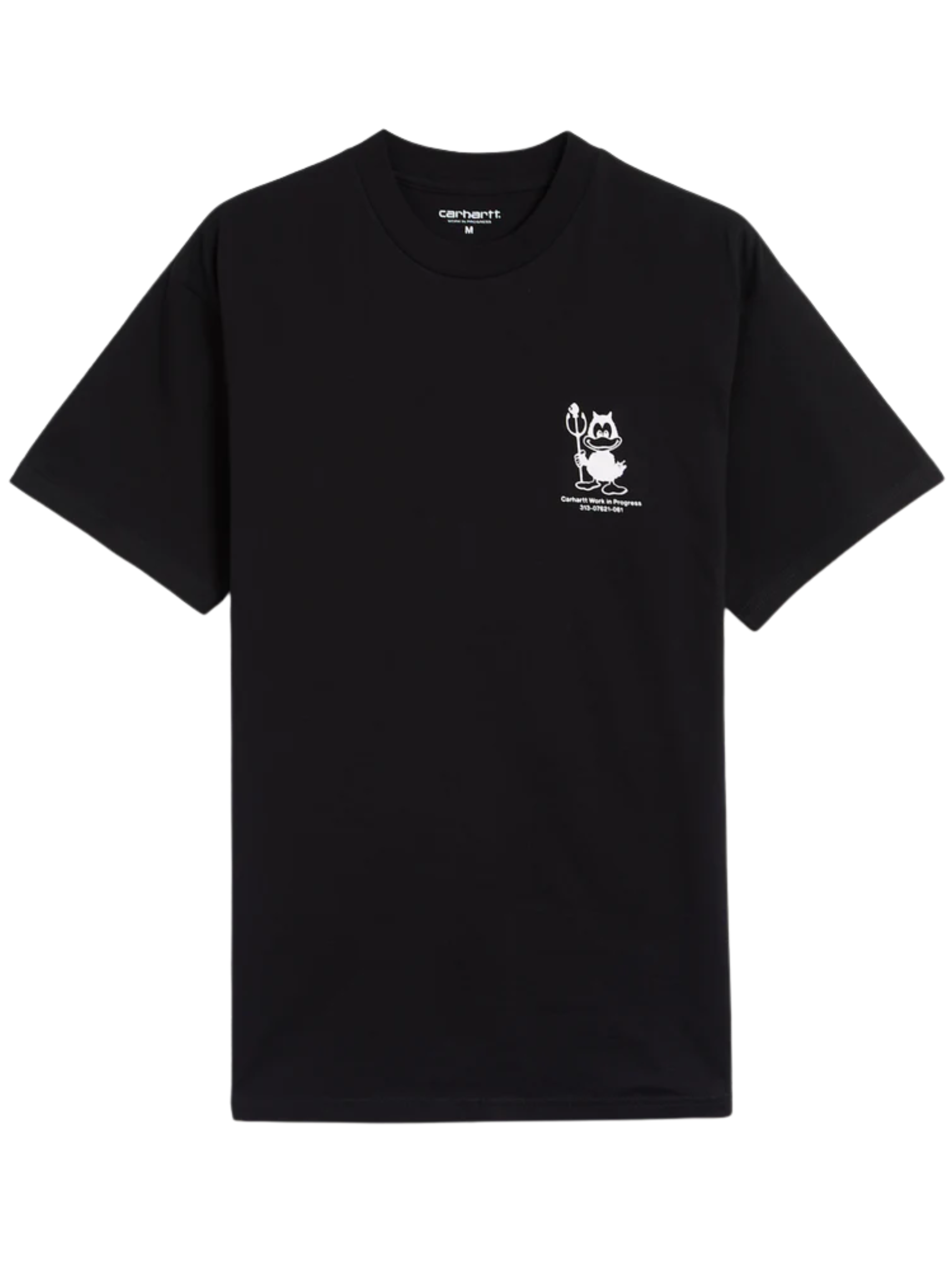 CARHARTT WIP_T-shirt nera S/S con grafica 'Bumper car'_Nero_XL_Uomo