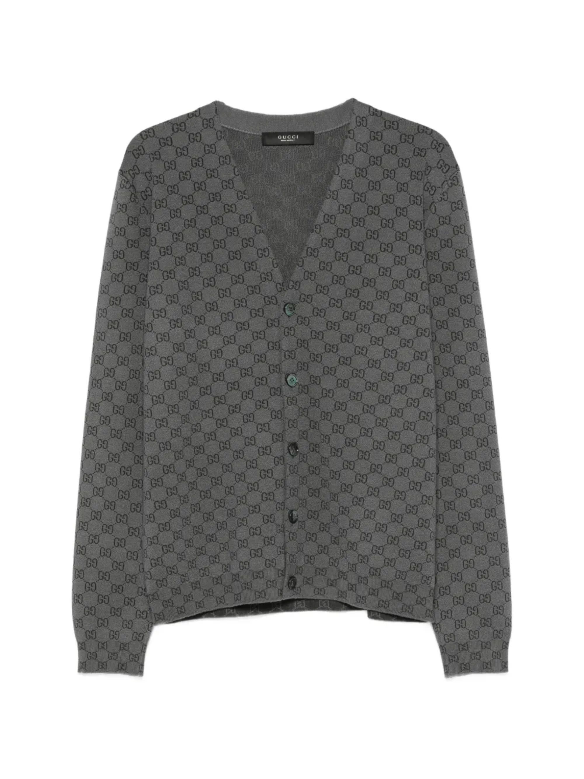 Gucci Wool And Silk Cardigan